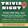 Trivia Night - Ballarat Clovers